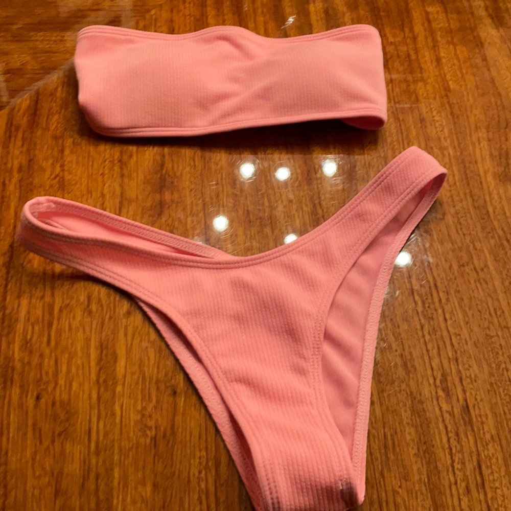 Pink bikini